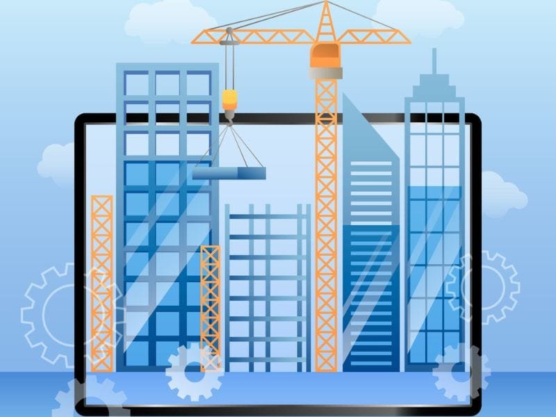 صورة مكتوب عليها أفضل شركة مقاولات