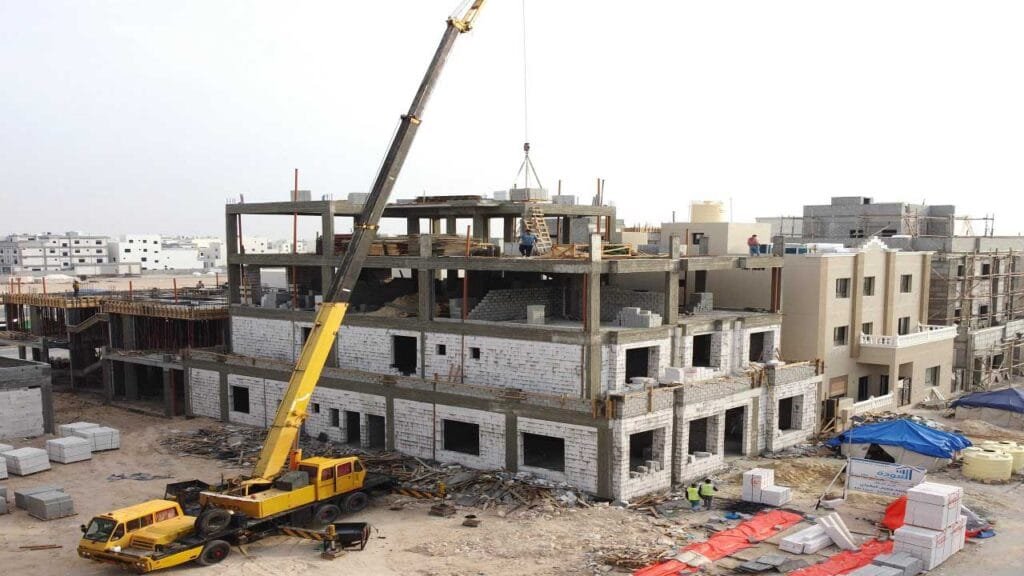 بناء المشاريع السكنية الحديثة