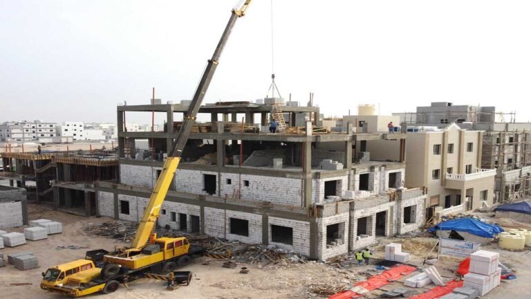 بناء المشاريع السكنية الحديثة