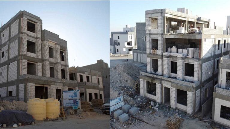 بناء المنازل