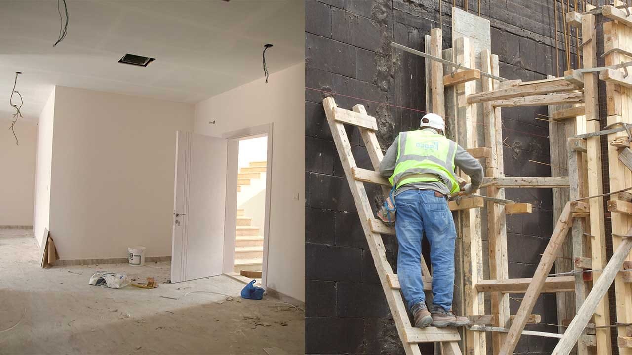 أعمال جبس وكهرباء وسباكة