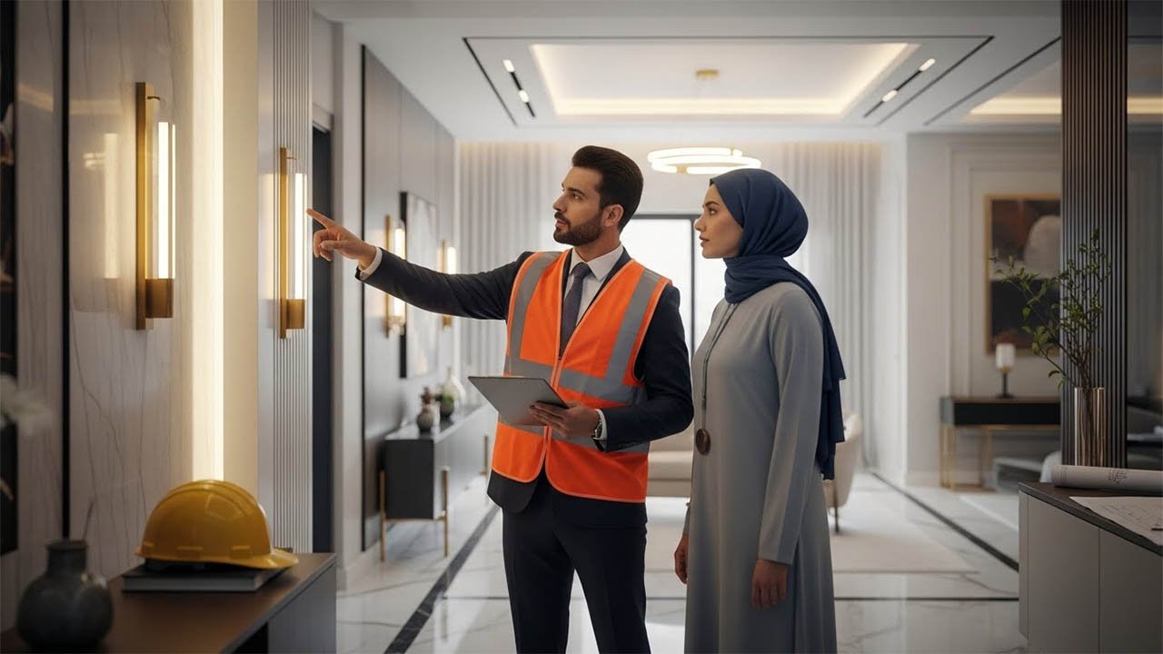 استلام فيلا جديدة