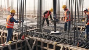 الامان الانشائي وقت الصب