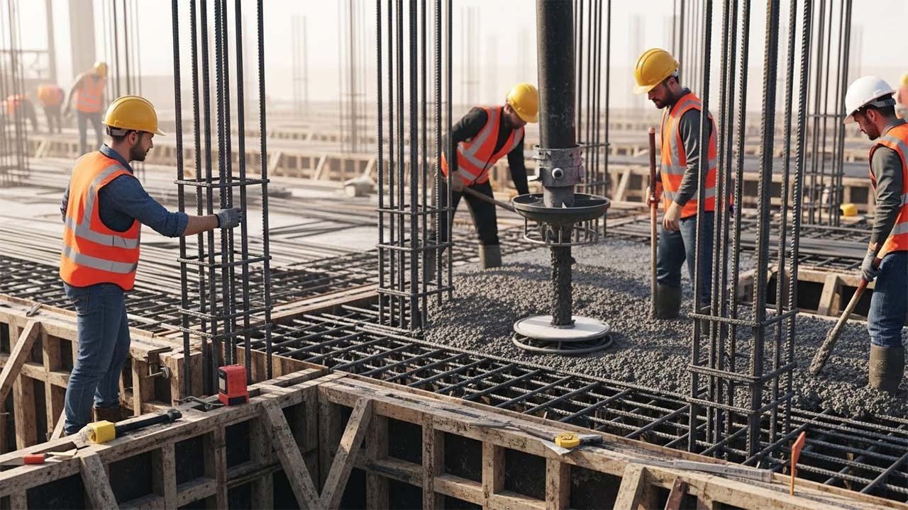 الامان الانشائي وقت الصب