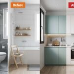 الترميم الجزئي للحمامات والمطابخ بدون ما تهد البيت