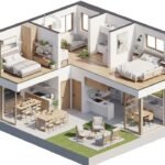 تصميم بيوت صغيرة على قسائم ٢٥٠–٣٠٠ متر بدون ضيق