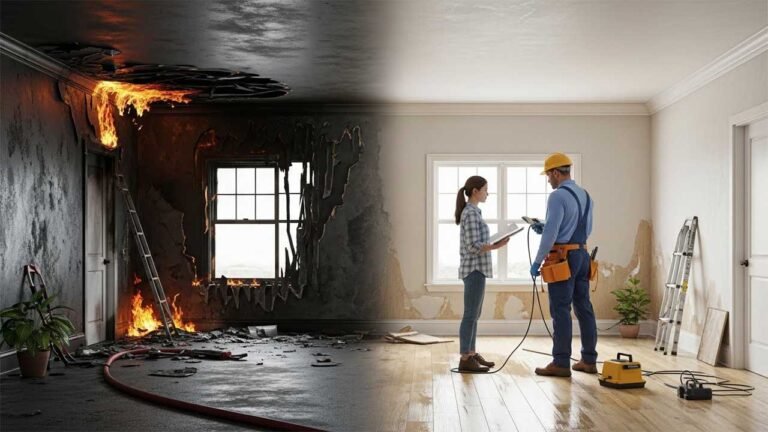 كيف تختار مقاول ترميم بعد حريق