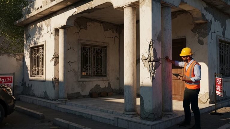 متى تحتاج تقرير فني قبل شراء بيت قديم