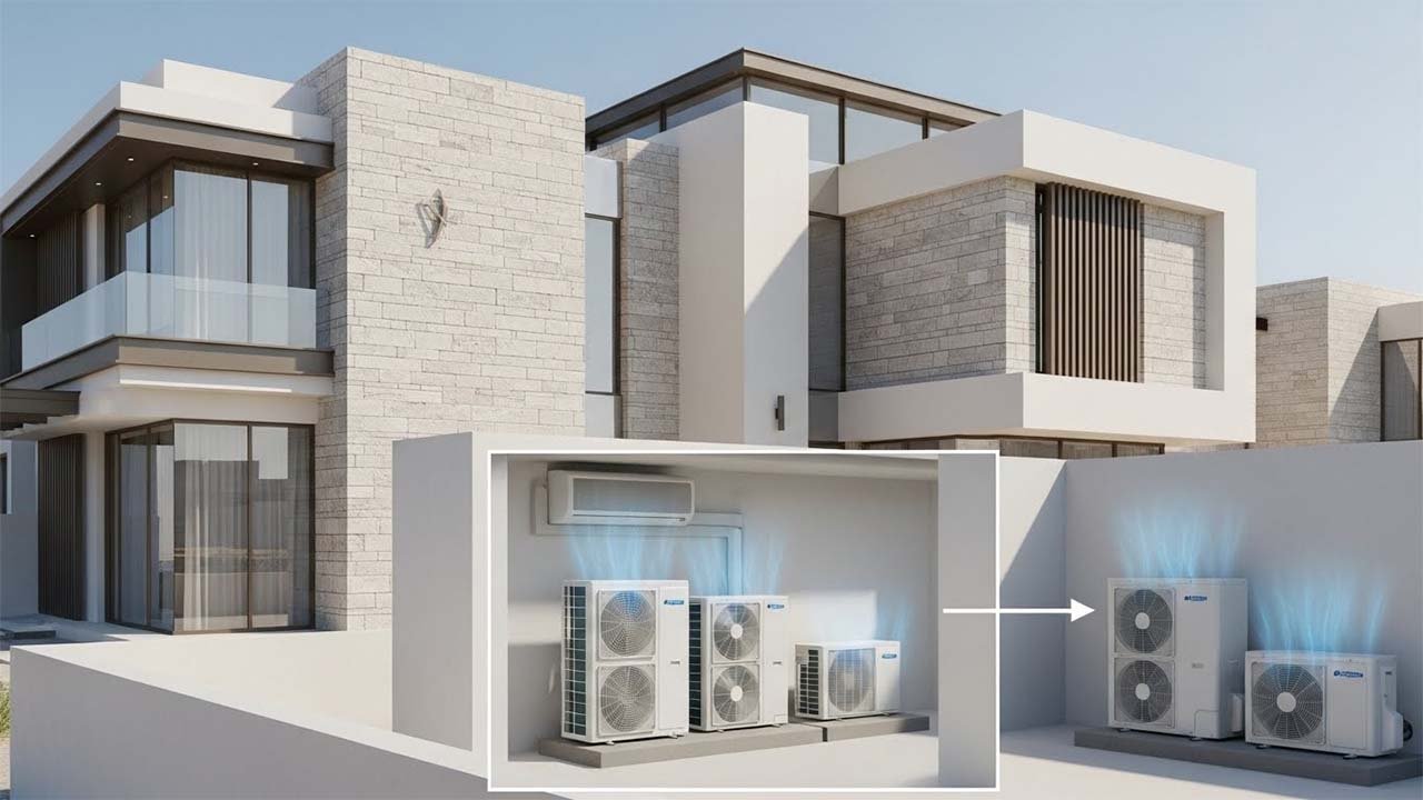 نظام التكييف المناسب لبيت في المطلاع