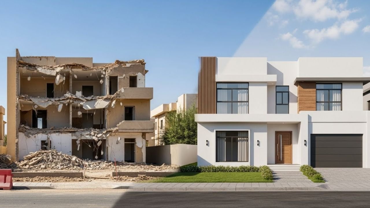 اشتراطات هدم وإعادة بناء المنازل