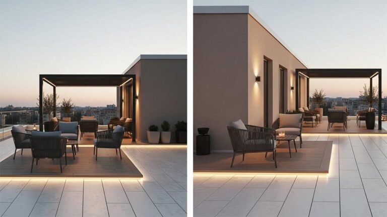 تأهيل سطح البيت ليصبح جلسة فاخرة