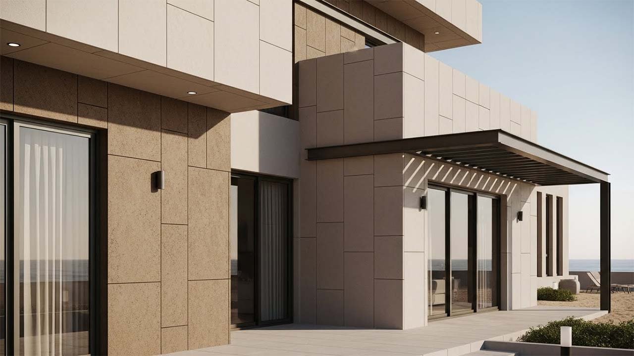 تشطيب شاليه بمواد مقاومة