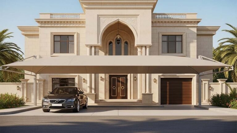 تصميم مظلات سيارات في الكويت