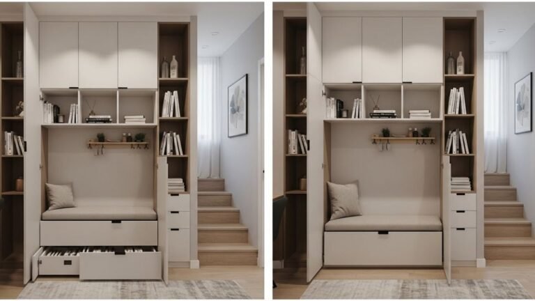 حلول تخزين ذكية للمنازل الصغيرة