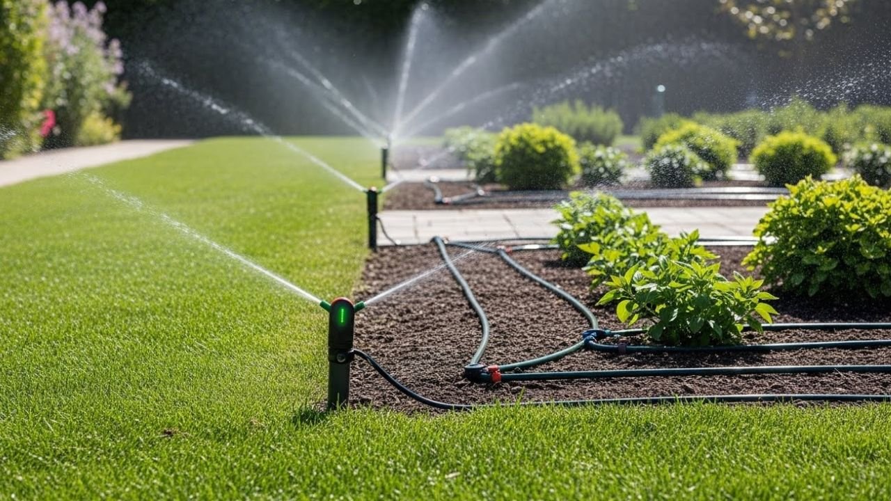 شبكات ري ذكية للحدائق