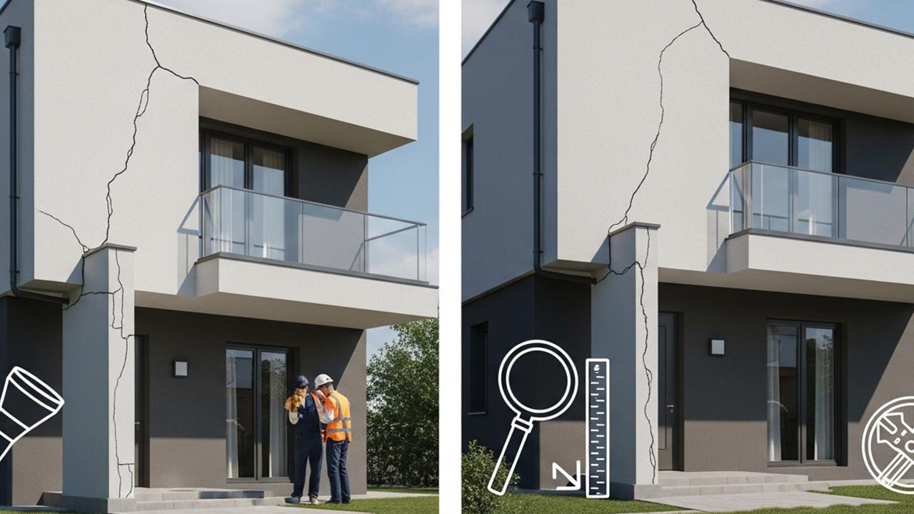 فحص تشققات الخرسانة قبل الشراء