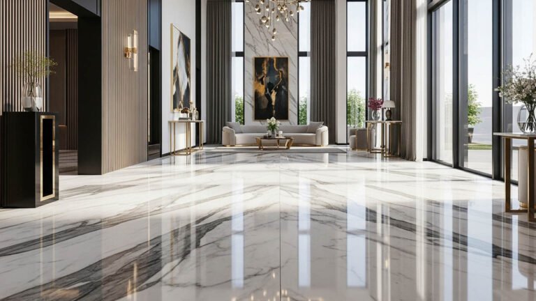 أرضيات رخام فاخرة