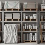 تخزين مواد التشطيب: دليلك لحمايتها من التلف والسرقة