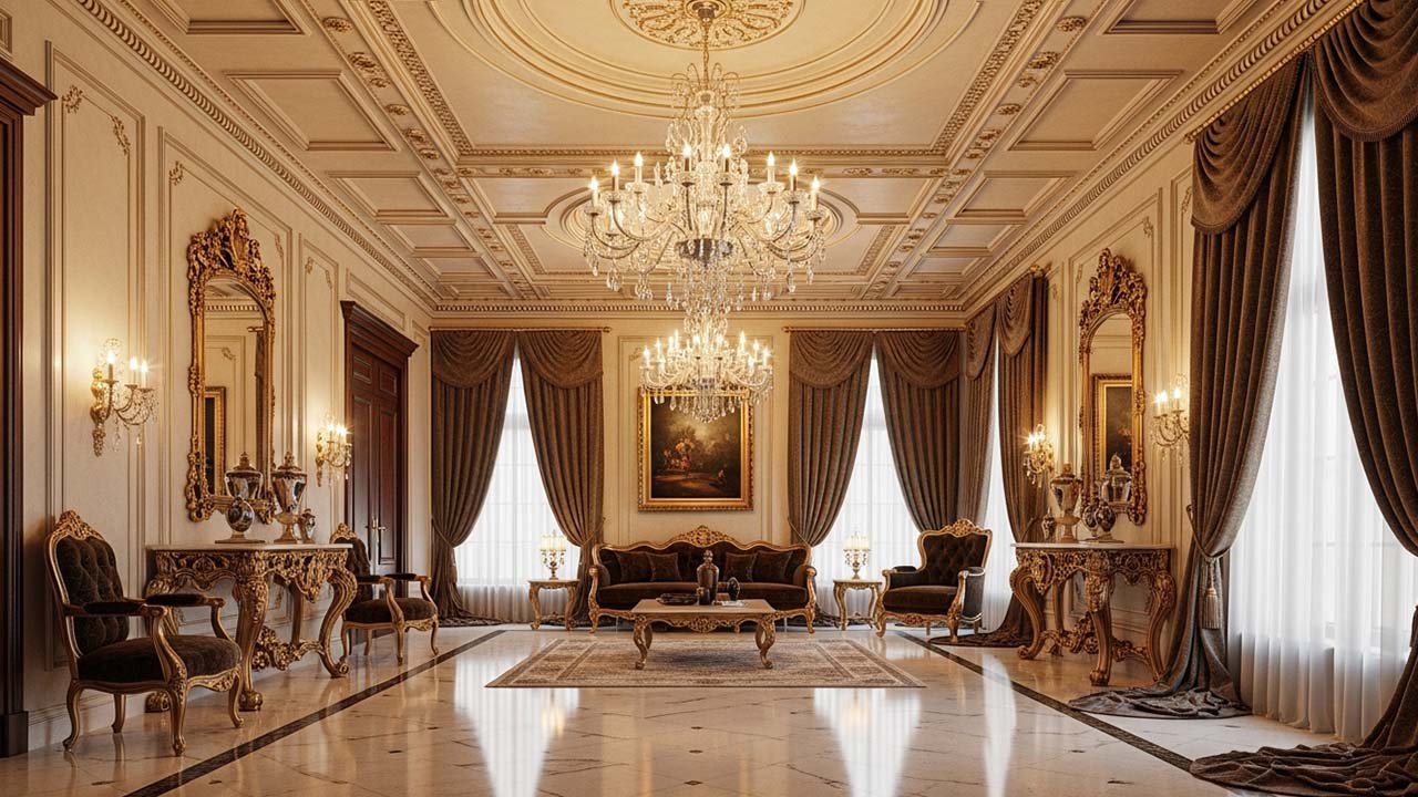 تصميم داخلي كلاسيكي