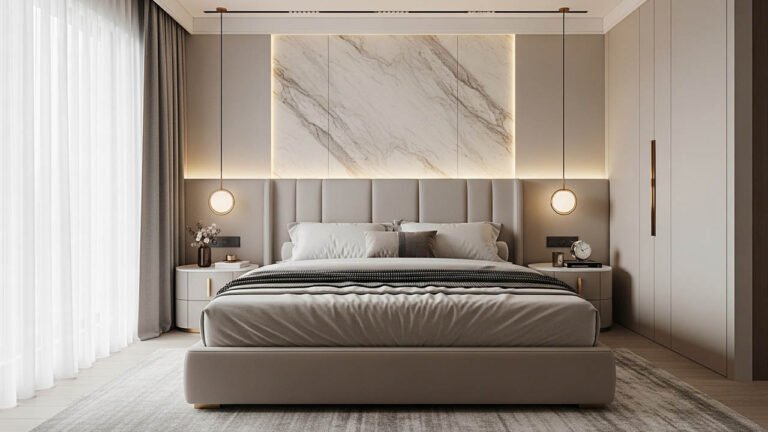ديكور غرفة نوم فخم وعصري