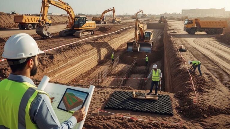 أعمال حفر وردم الكويت