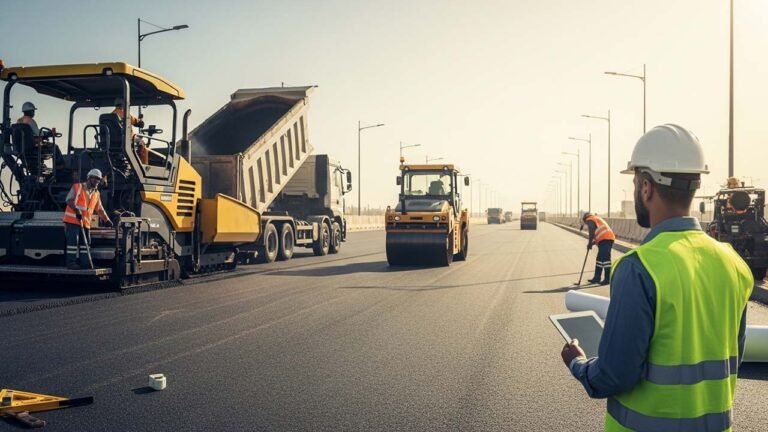 خدمات رصف طرق الكويت