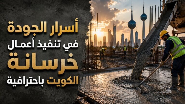 أسرار الجودة في تنفيذ أعمال خرسانة الكويت باحترافية