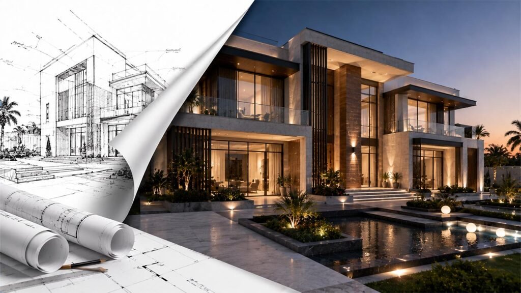 تصميم فلل مودرن الكويت