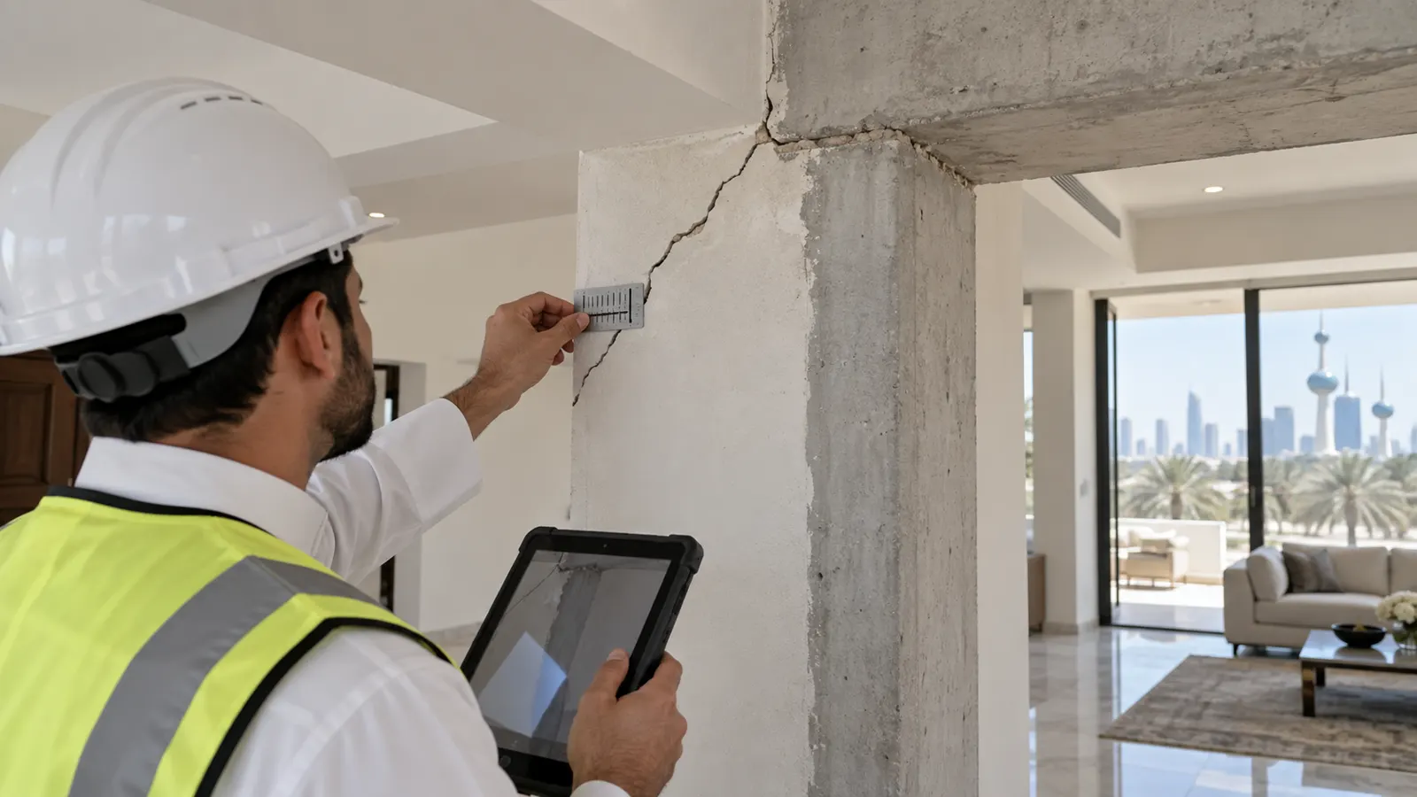 الفرق بين الشروخ الإنشائية وغير الإنشائية