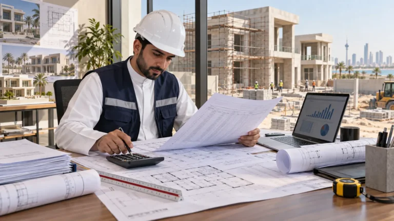 جدول كميات البناء في الكويت: كيف تضبط التكلفة قبل التنفيذ؟