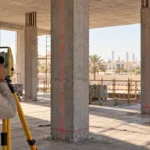 فحص استقامة الأعمدة الخرسانية: 10 نقاط للاستلام